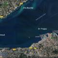 Golfe de St Tropez vue aérienne